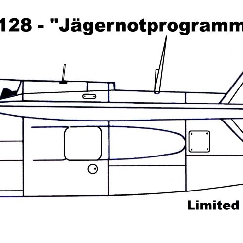 Limited edition resin kit 1/32 Junkers EF 128  "Jägernotprogramm"