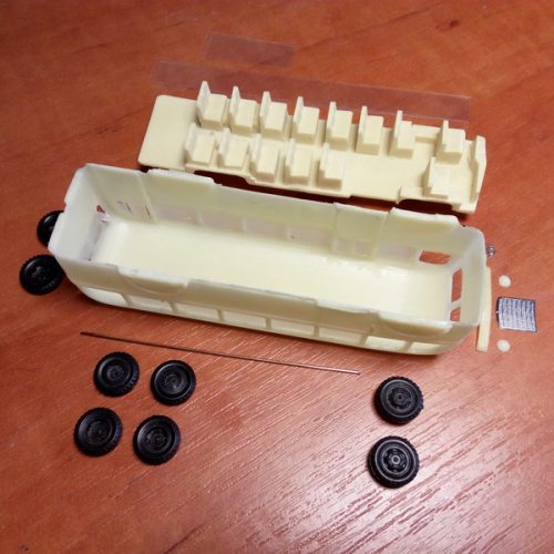 1/87 (HO) MB 3750 Bus - Limited edition resin kit