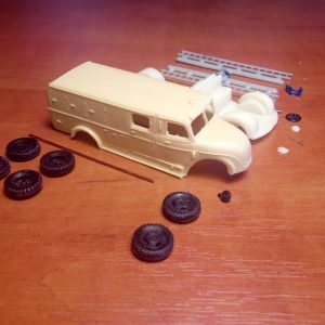 1/87 (HO) Magirus Deutz S3500 T Fire truck - Limited edition resin kit