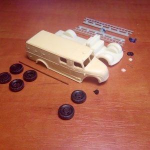 1/87 (HO) Magirus Deutz S3500 T Fire truck - Limited edition resin kit
