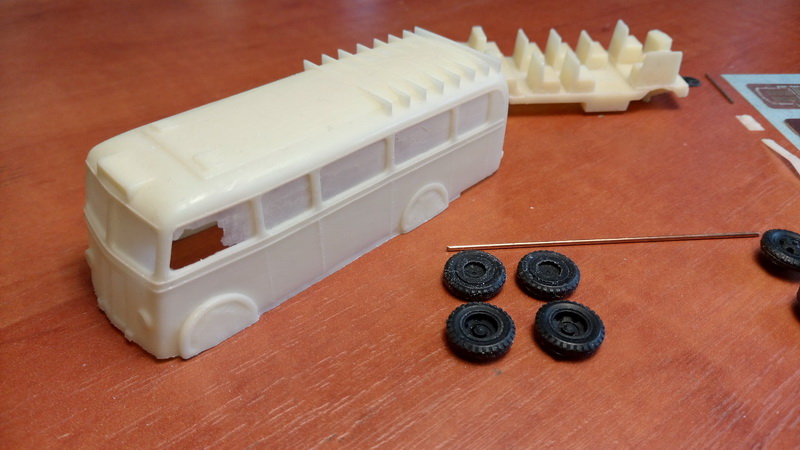 1/87 (HO) Ford G798B - Post Bus - Limited edition resin kit - Image 6