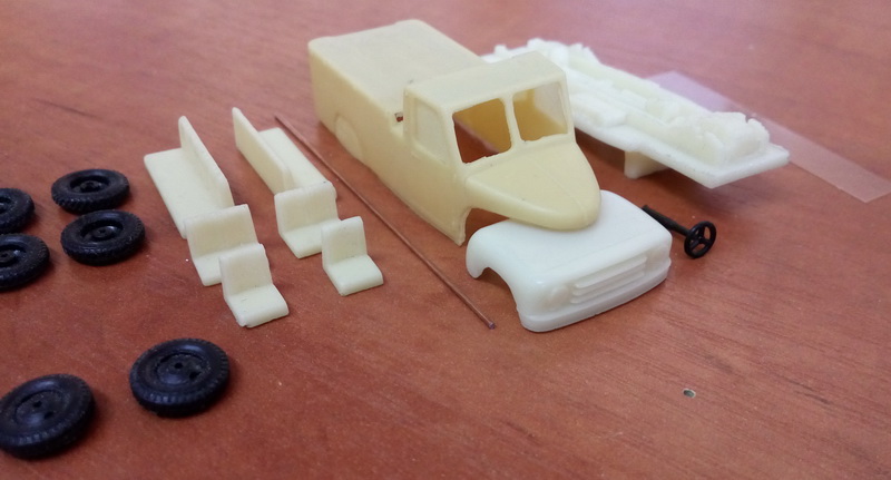 1:87 (HO) Hanomag L28G Fire Truck - Limited Edition Resin Kit