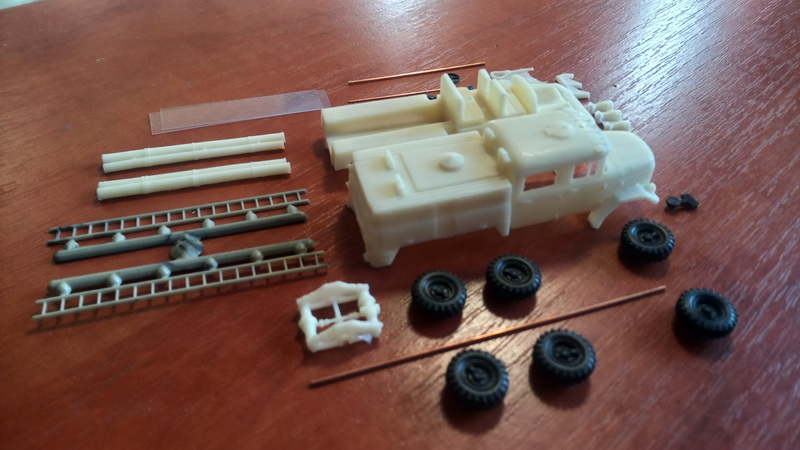 1/87 (HO) Zil-131 AA-40 Airfield fire truck - Limited edition resin kit - Image 2
