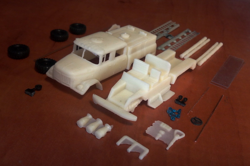 1/87 (HO) Zil-131 AA-40 Airfield fire truck - Limited edition resin kit - Image 9