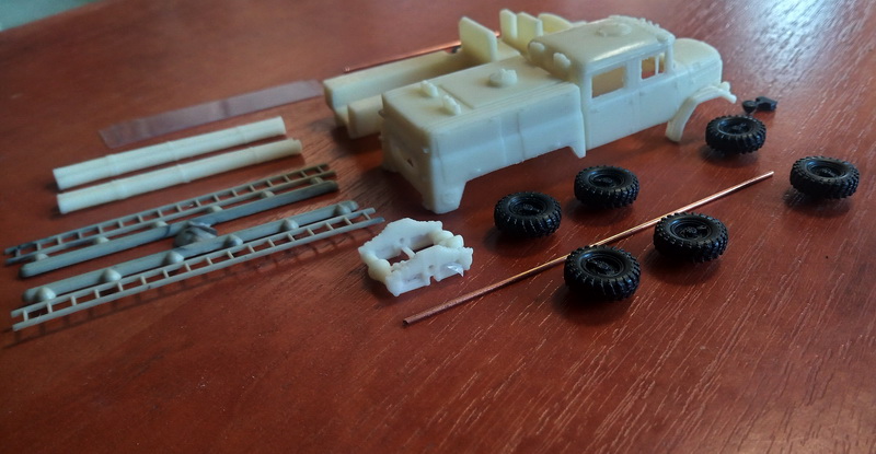 1/87 (HO) Zil-131 AA-40 Airfield fire truck - Limited edition resin kit - Image 7